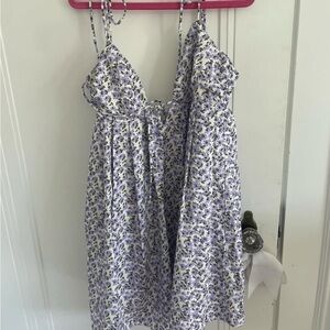 Floral Spaghetti Strap Dress